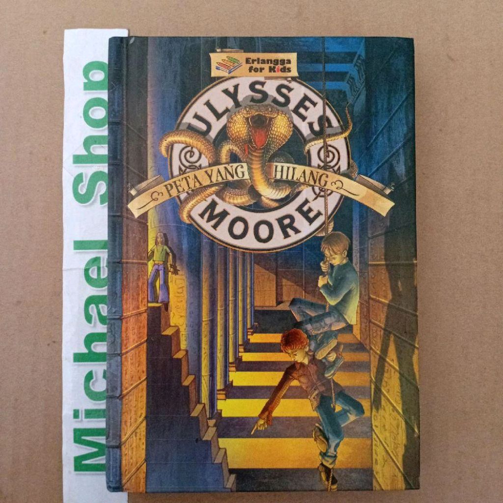 Buku Peta yang hilang Ulysses Moore Nomer 2 Erlangga For Kids ( Novel Anak ) HARDCOVER