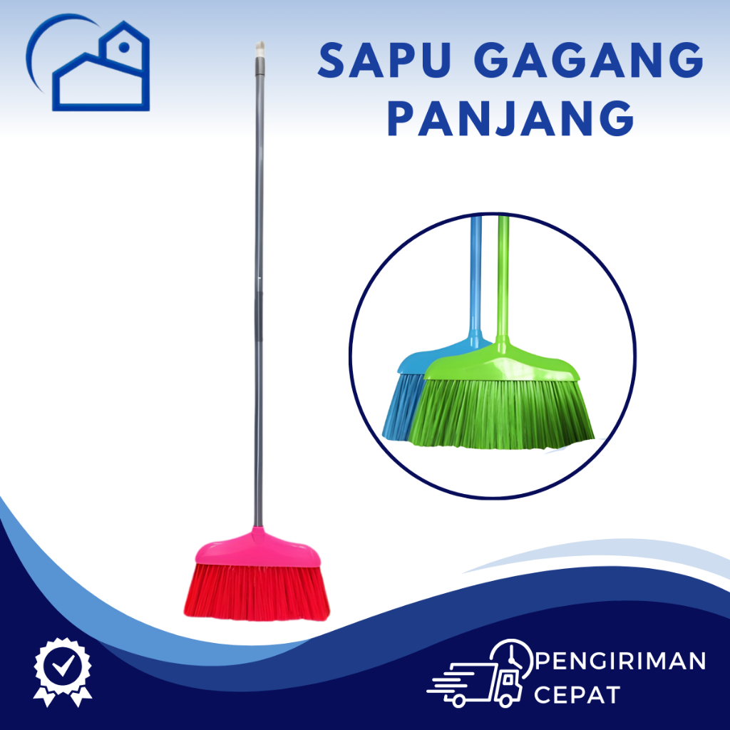 HOMESTATION - Sapu Lantai Nylon Q2 823 - Sapu Lantai Senar - Ringan & Awet - Untuk Rumah & Kantor