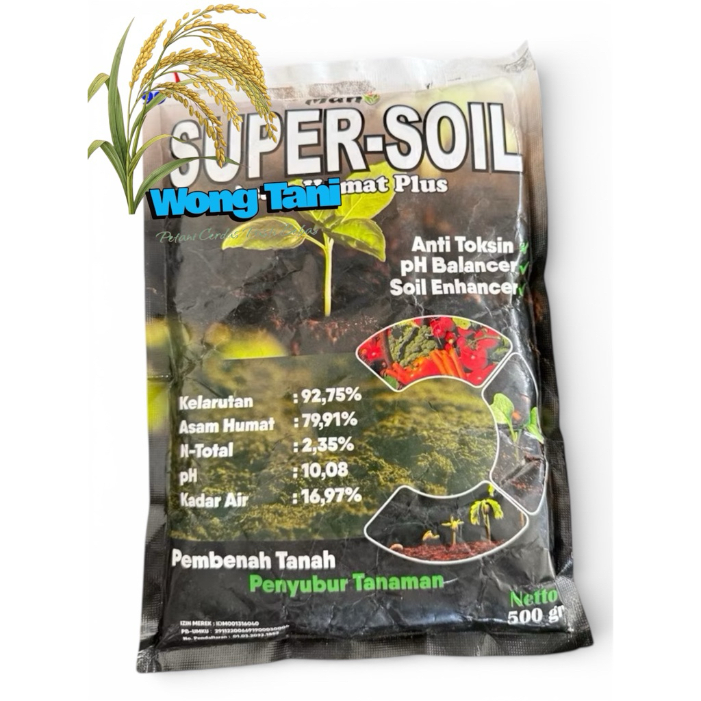 SUPER SOIL 1KG Asam Humat Pembenah Tanah