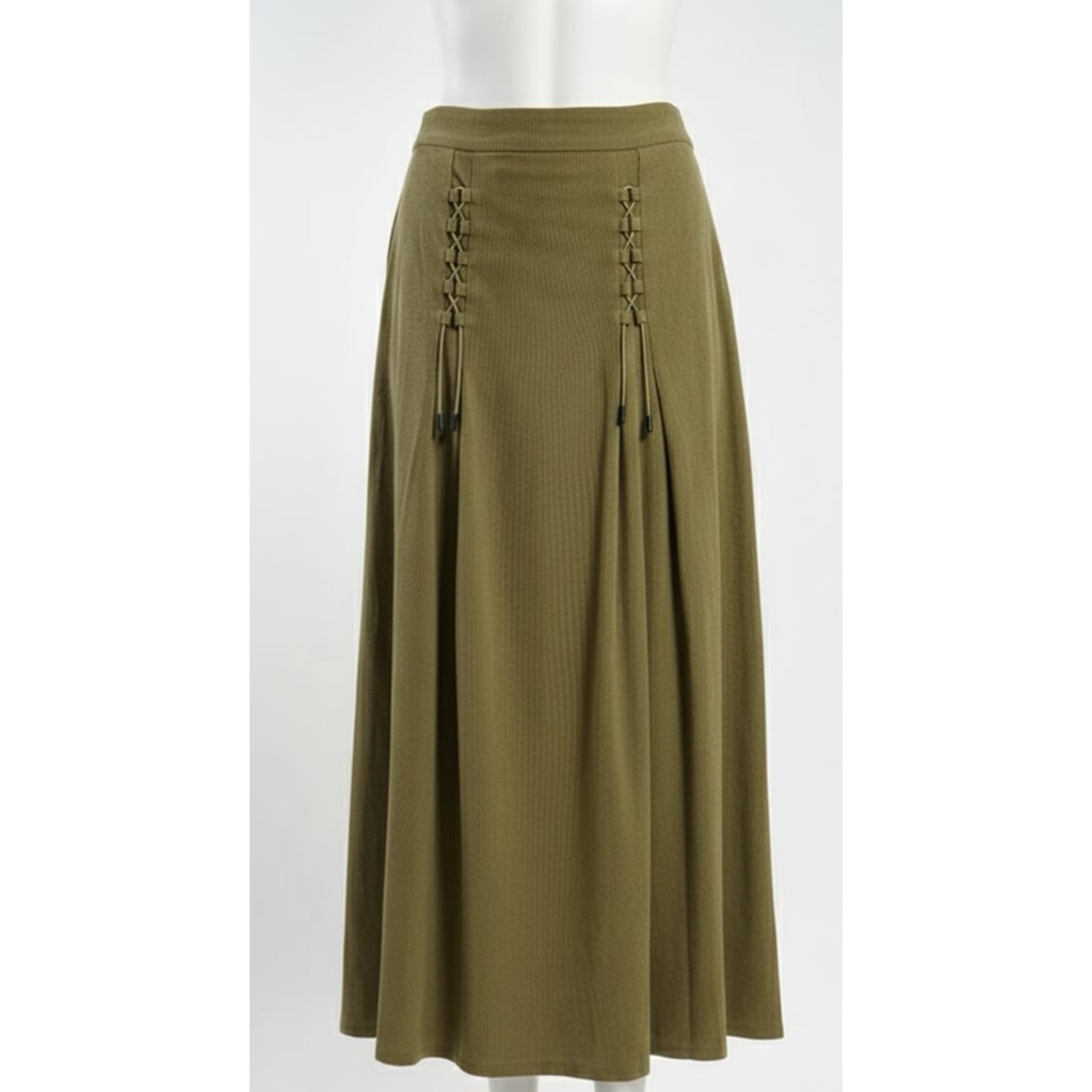 Rok corduroy pita import