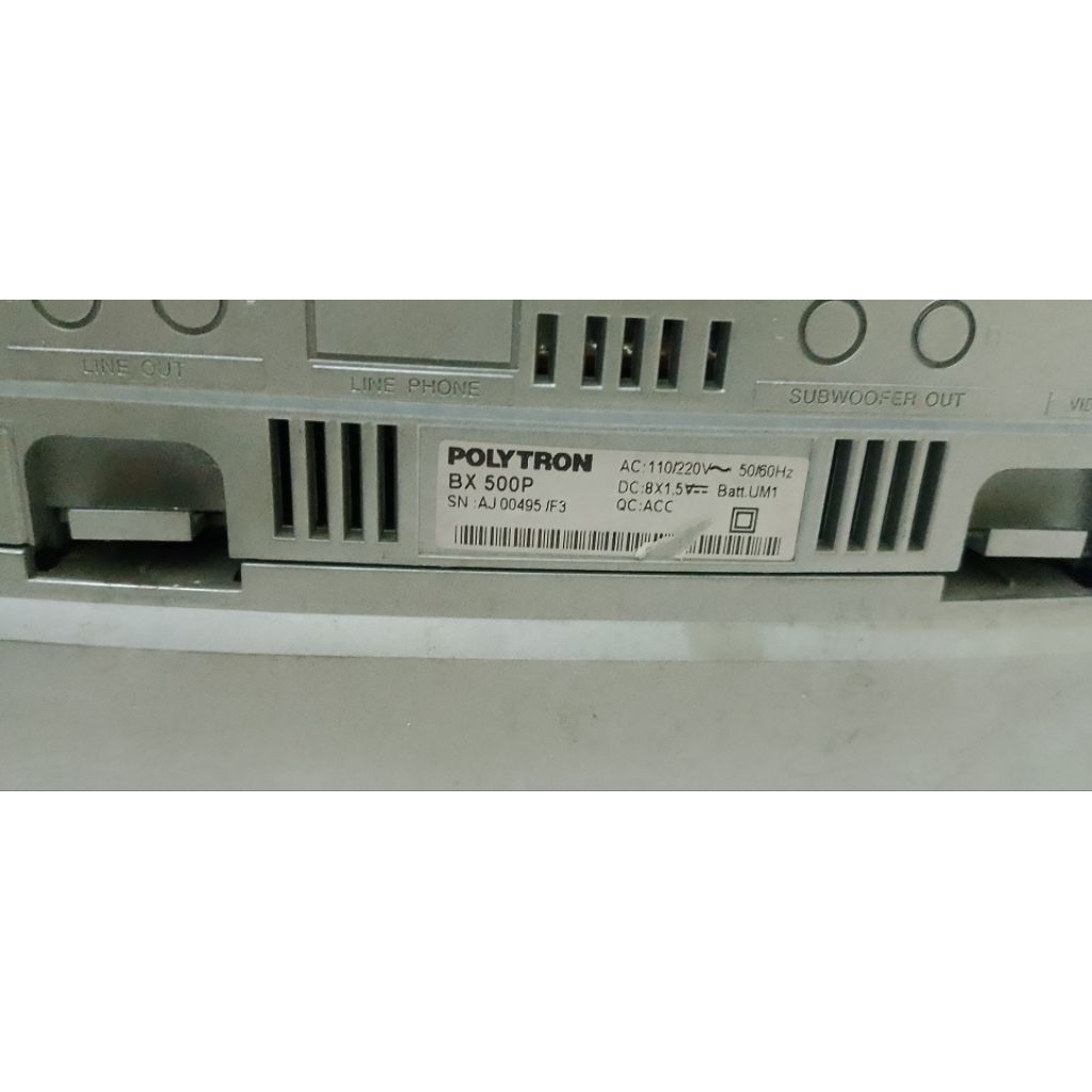 Radio Tape Compo Polytron boxer normal