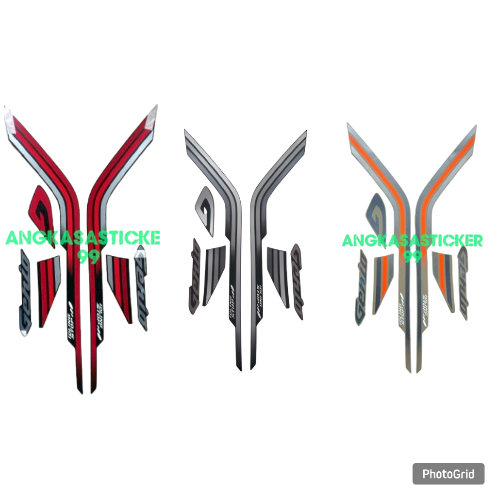 sticker striping motor genio 2025 fabulous iss