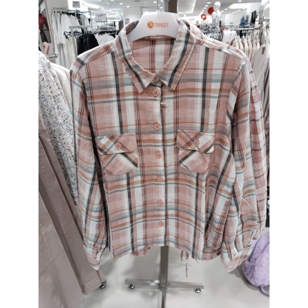 kemeja wanita triset