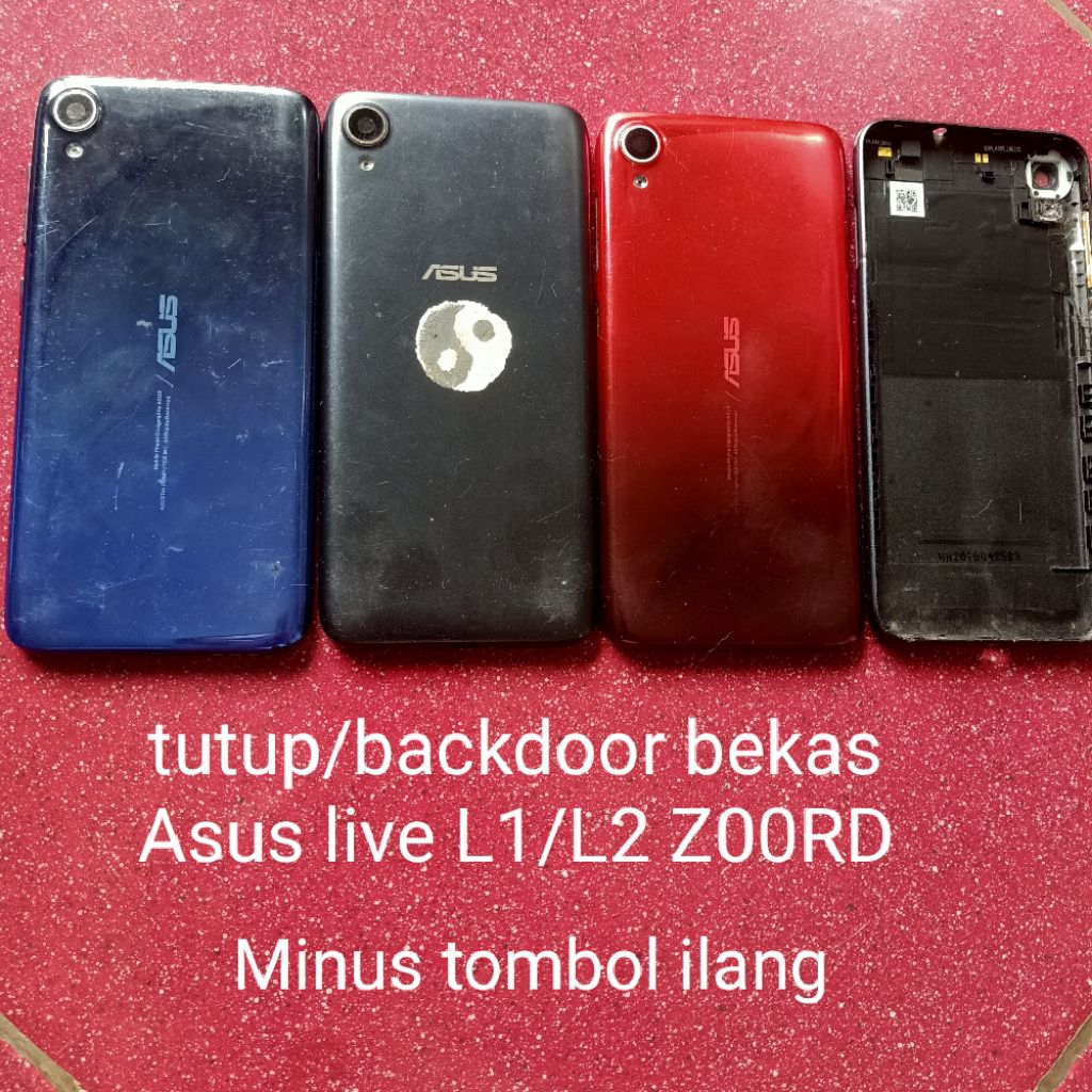 Backdoor Tutup belakang Asus Zenfone Live L1 L2 / ZA550KL / X00RD bekas Copotan minus tombol tidak a