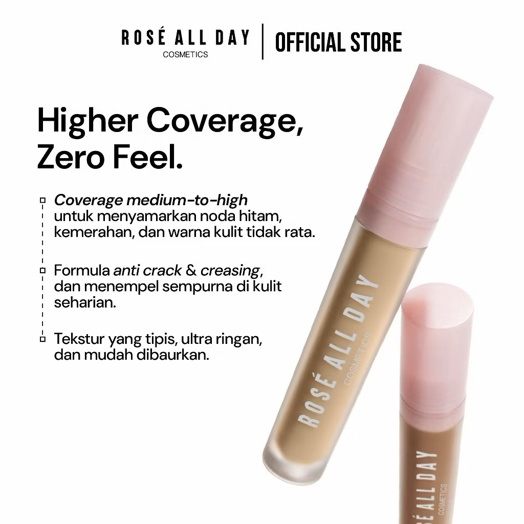 Rose All Day - The Realest AiryFit Concealer Beige | Medium-to-High Coverage