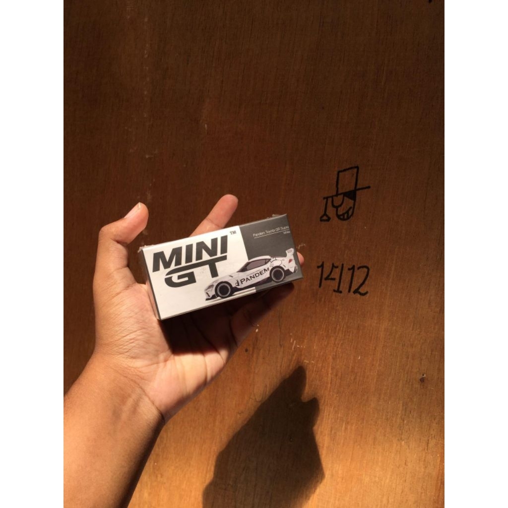 Mini GT Supra MK5 Pandem White segel