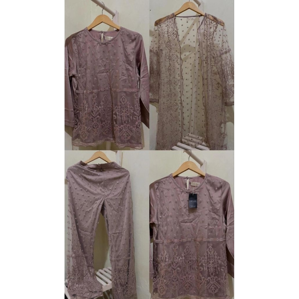 Preloved Sarah the Label one set sudah termasuk inner, outer dan celana