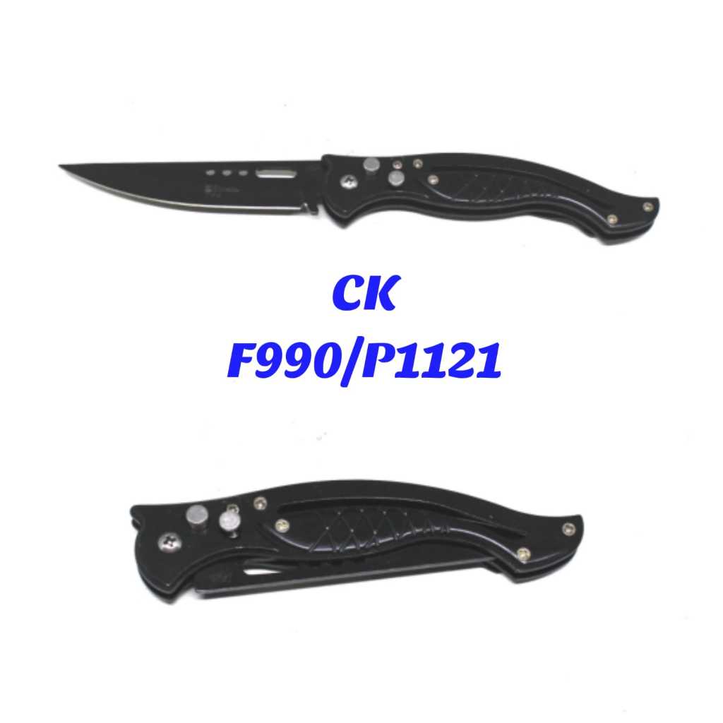 Promo COD Pisau Lipat Saku Mini Black CK F990-P1121 Keren