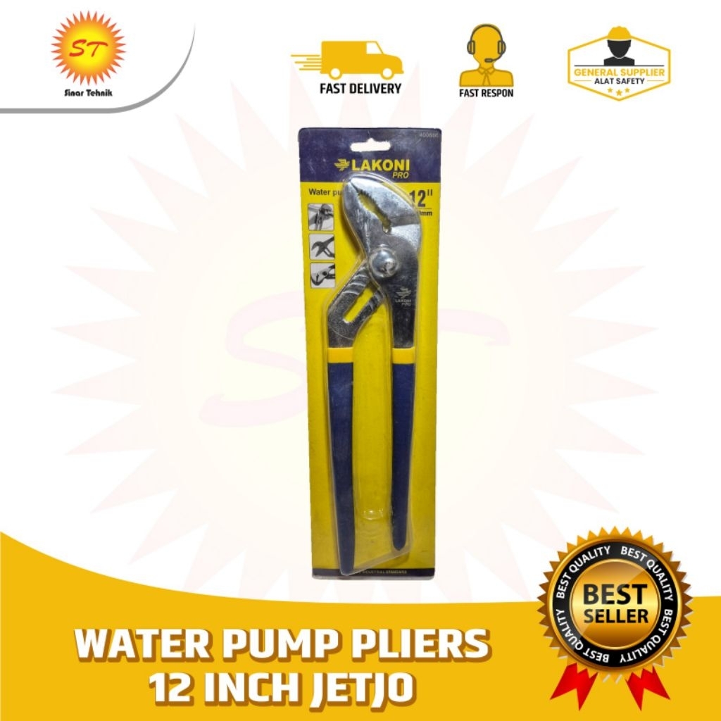 Tang Burung 12 Inch | Tang Geser | Water Pump Pliers 12 Inch JETJO