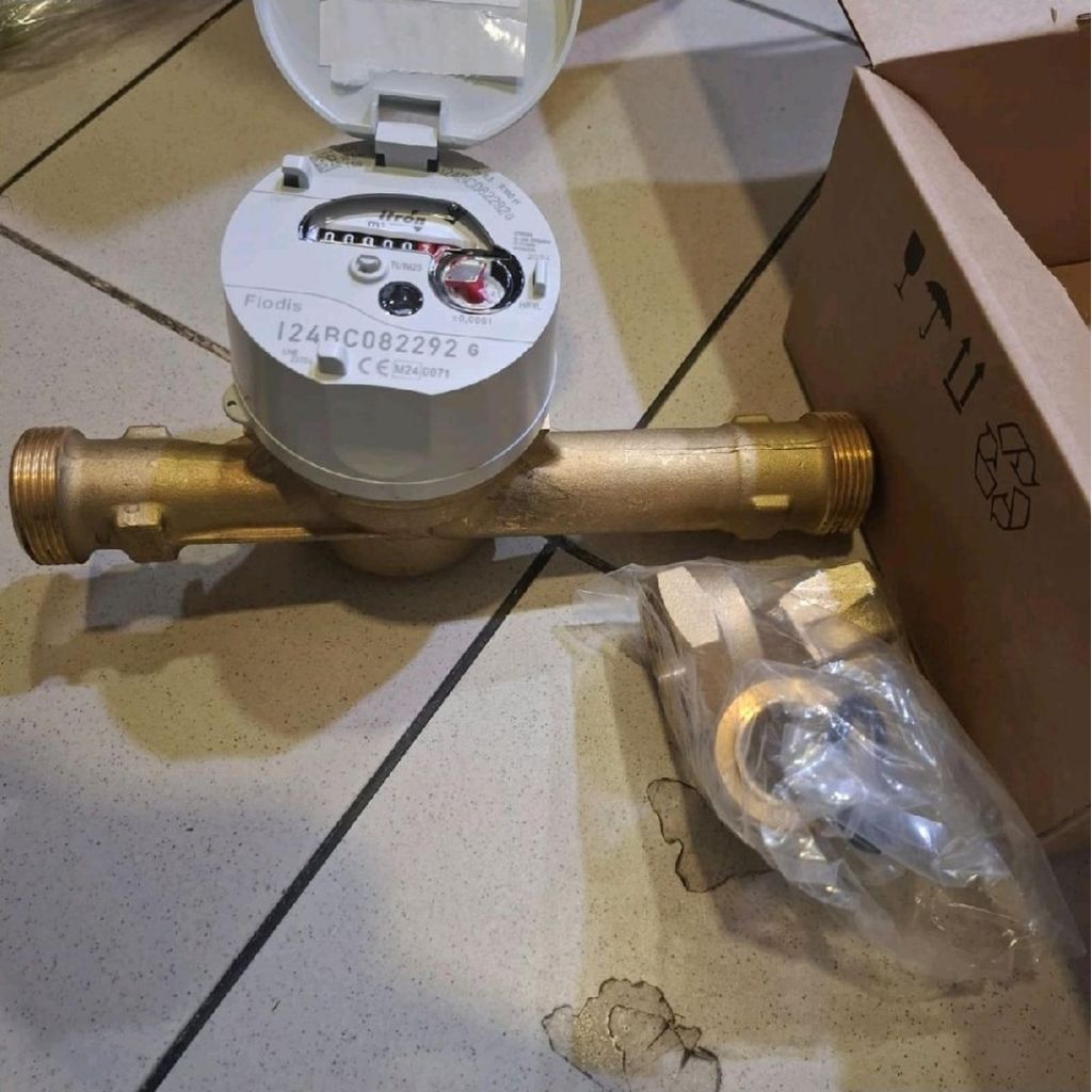 Water Meter ITRON FLODIS size 1 Inch DN 25mm/Meteran Air Beraih Merk ITRON FLODIS size 1 Inch DN 25m