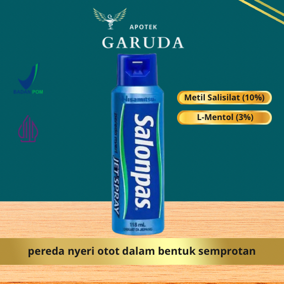 Salonpas Spray-Penghilang Nyeri Instan untuk Otot & Sendi