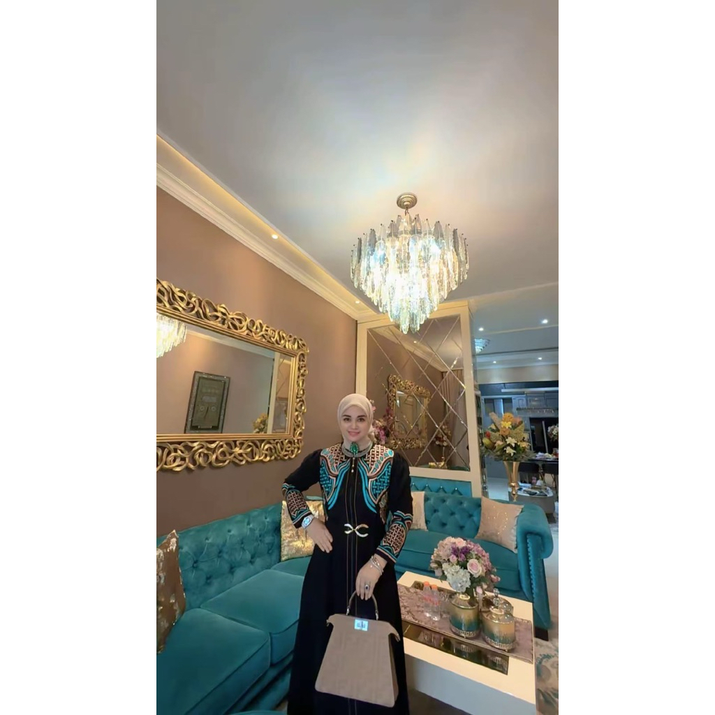 BAJU LEBARAN HELENA DRESS  by Nazwa, Gamis Nazwa original