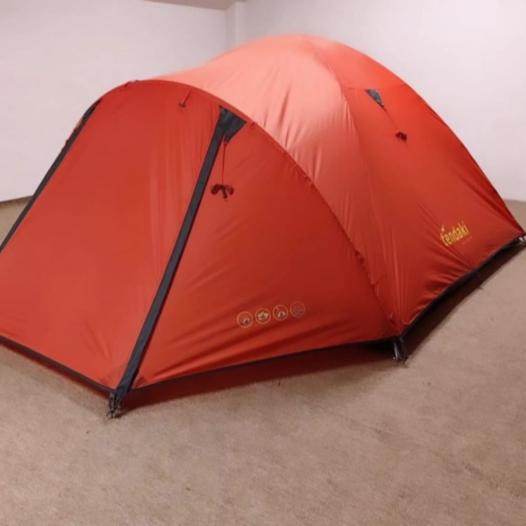 Tenda Camping Tendaki Borneo 4 Kapasitas 4 Orang - Tenda Camping Hiking Outdoor Tendaki Borneo 4