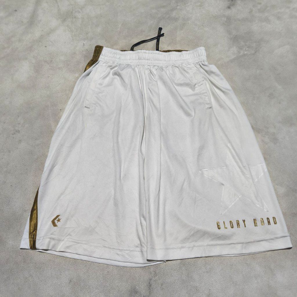 Celana pendek olahraga basket Converse glory road putih