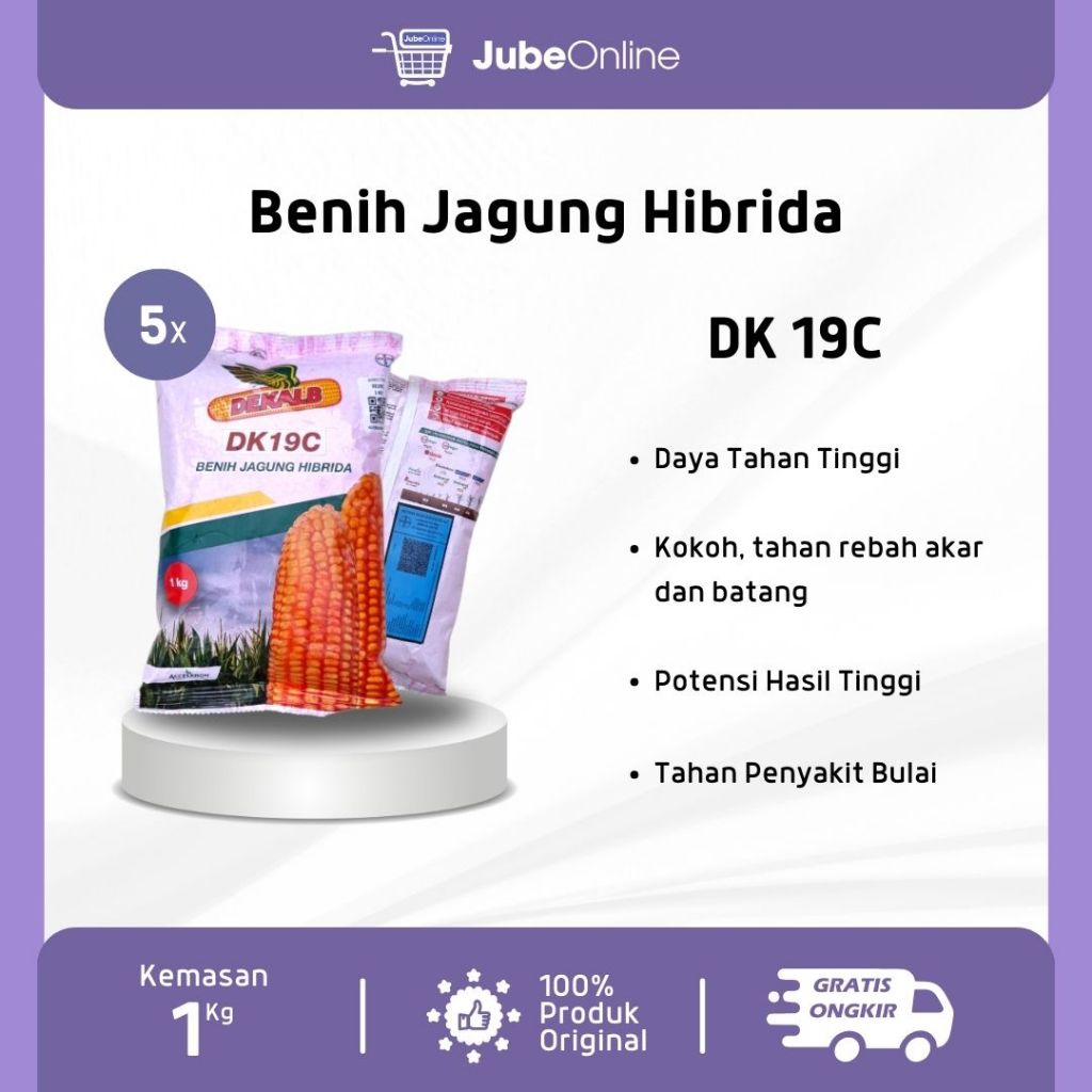 Benih Jagung Hibrida Dekalb DK 19C Cantik - 5Kg