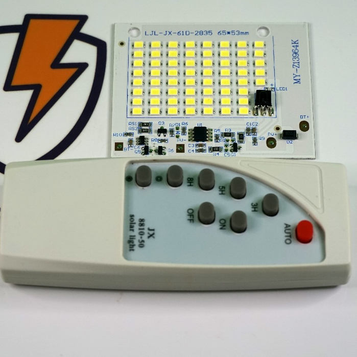 Led PCB Papan SMD Input 3.7v - 4.2v DIY Led Solar Panel lithium 18650