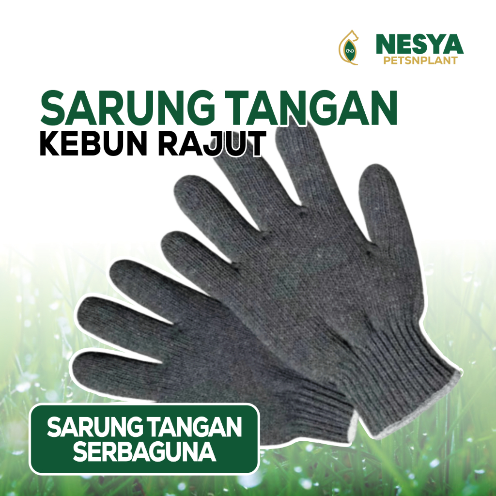 Sarung Tangan Berkebun Rajut Untuk Melindungi Tangan Saat Berkebun