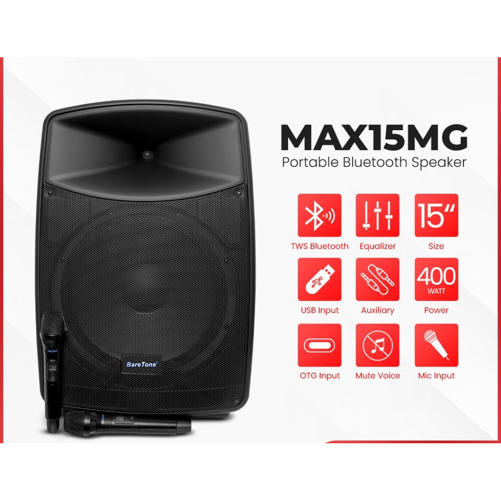 SPEAKER BARETON PORTABEL MAX15MG