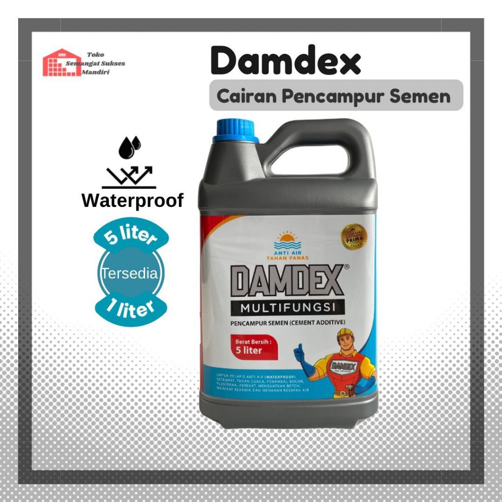 DAMDEX 1LITER & 5 LITER [CAIRAN SEMEN/ CAIRAN MULTIFUNGSI]