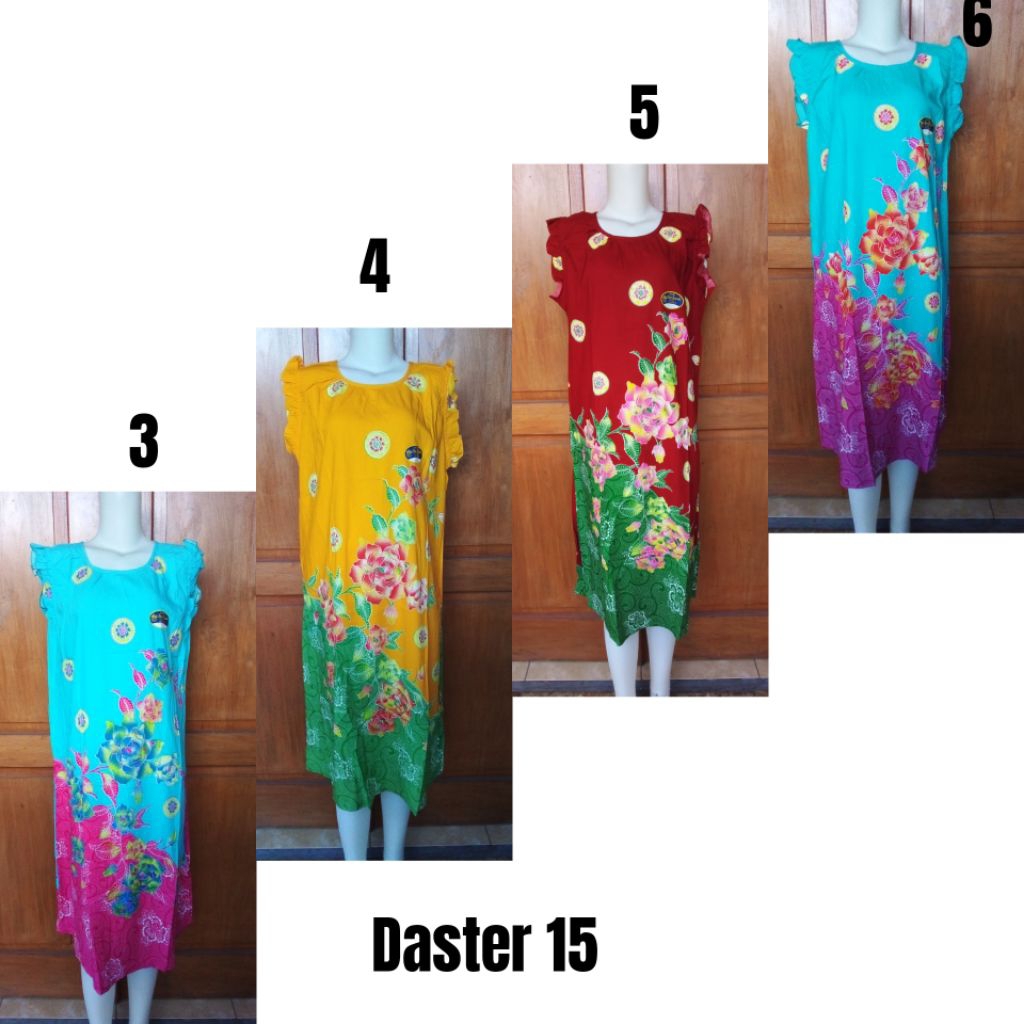 Daster Batik Sari Kencana 15 Tanpa Lengan | LD 118