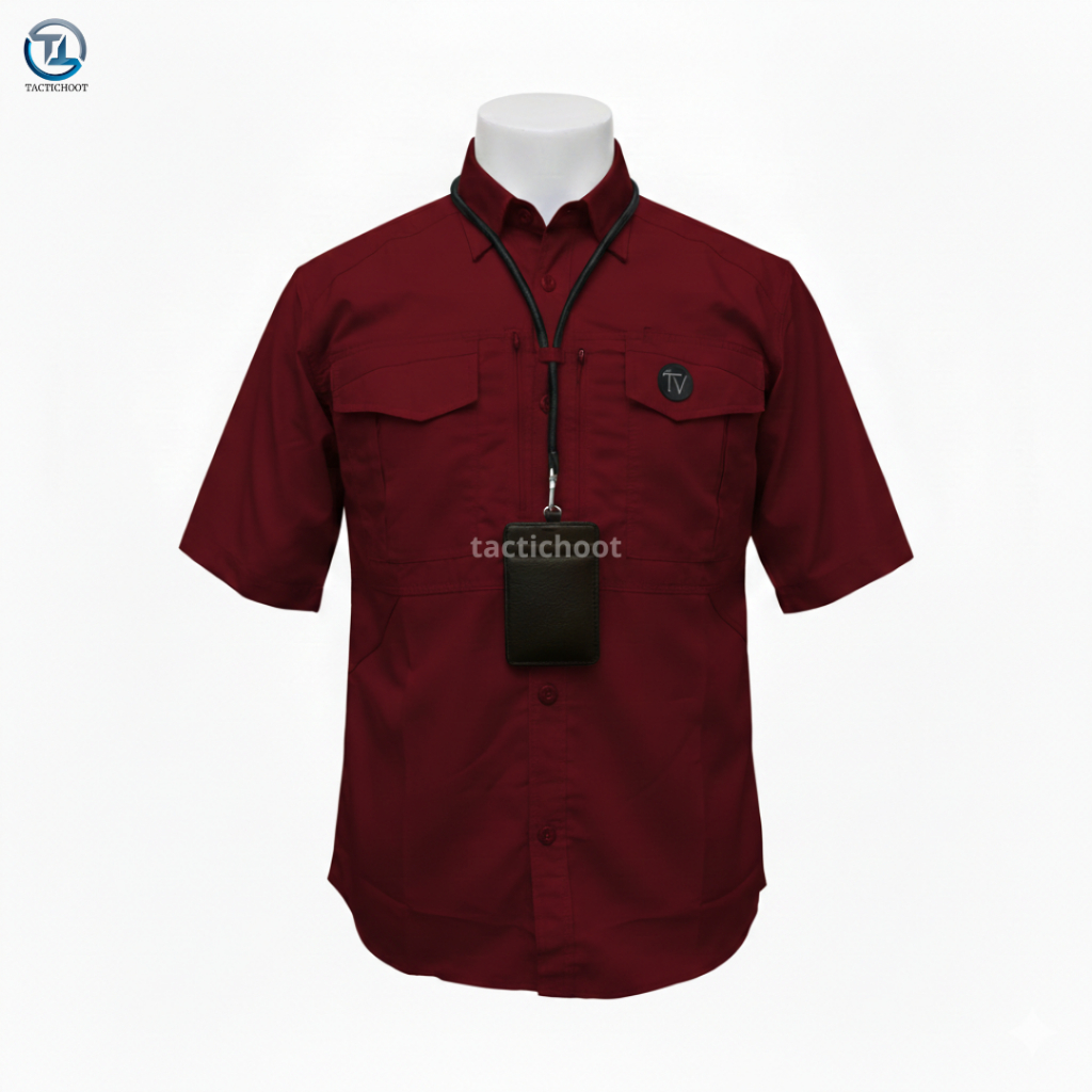 Kemeja Tactical M-TAC Putih Tangan Pendek Reskrim Baju Kerja BUMN Outdoor Activities 100% Original