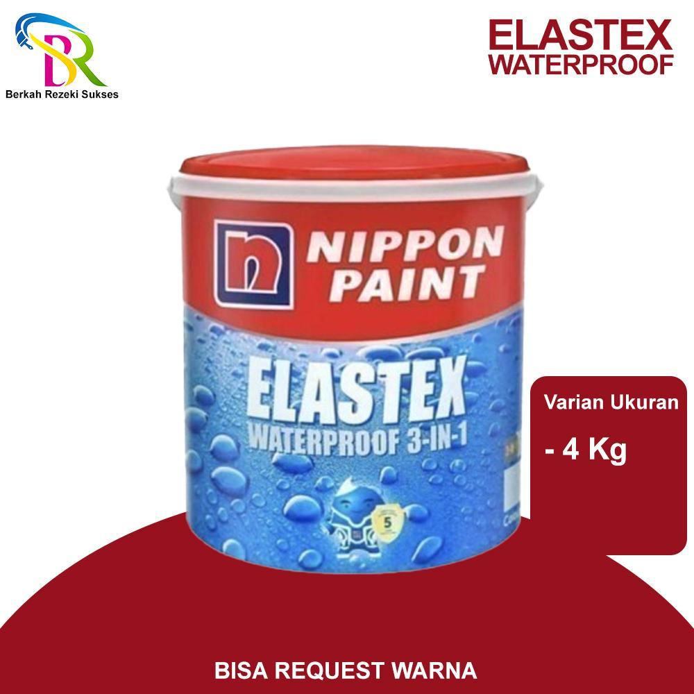 CAT TEMBOK NIPPON PAINT ELASTEX 4KG WATERPROOF 3 IN 1 NIPPON EXTERIOR PREMIUM (7)