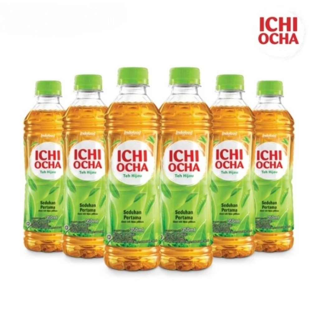 6pcs - Ichi Ocha Teh Hijau 350 gr / Minuman Ichi Ocha