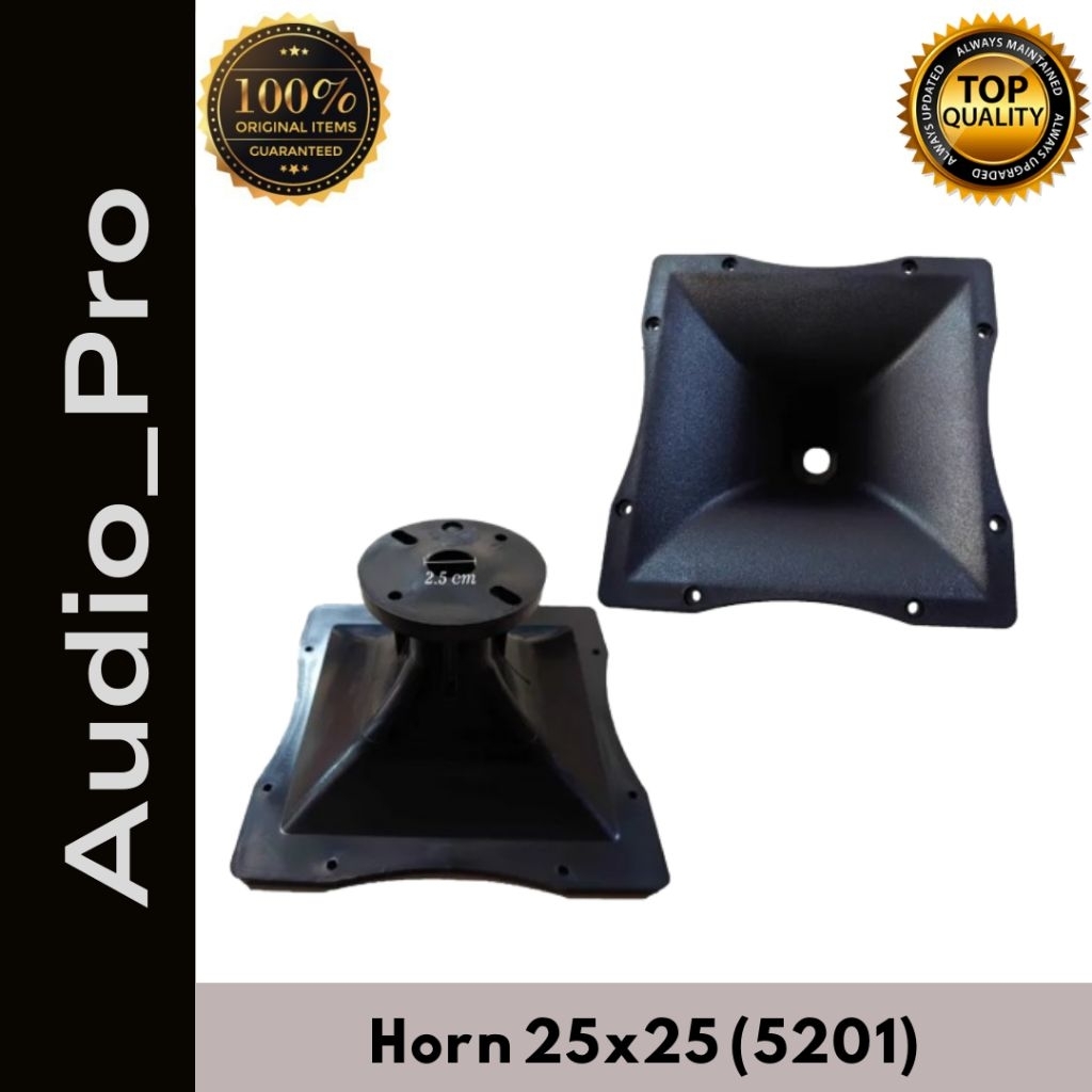 Horn Tweeter Baut PVC Tebal / Tweeter Corong 25 x 25 CM / Horn Tweeter 25x25