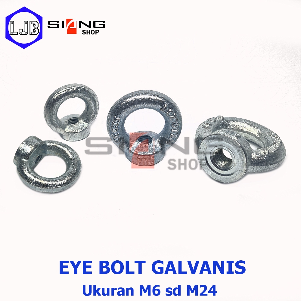 Eyenut Galvanis Ukuran M6 sd M20