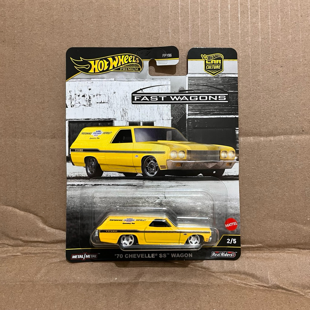 Hot Wheels Premium Fast Wagons 70 Chevelle SS