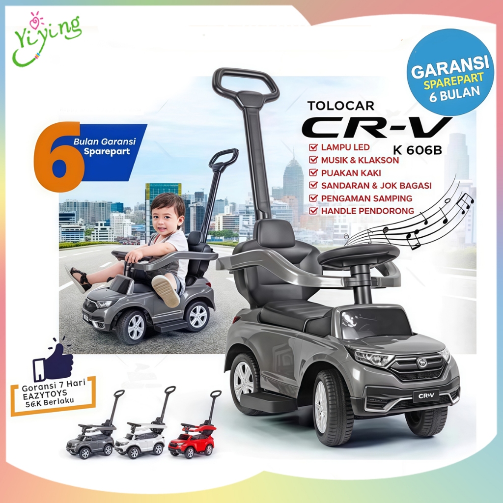 Mainan Anak Mobil Mobilan Dorong Jeep Xpander Pajero CRV TOLOCAR PMB Mobil Aki Anak