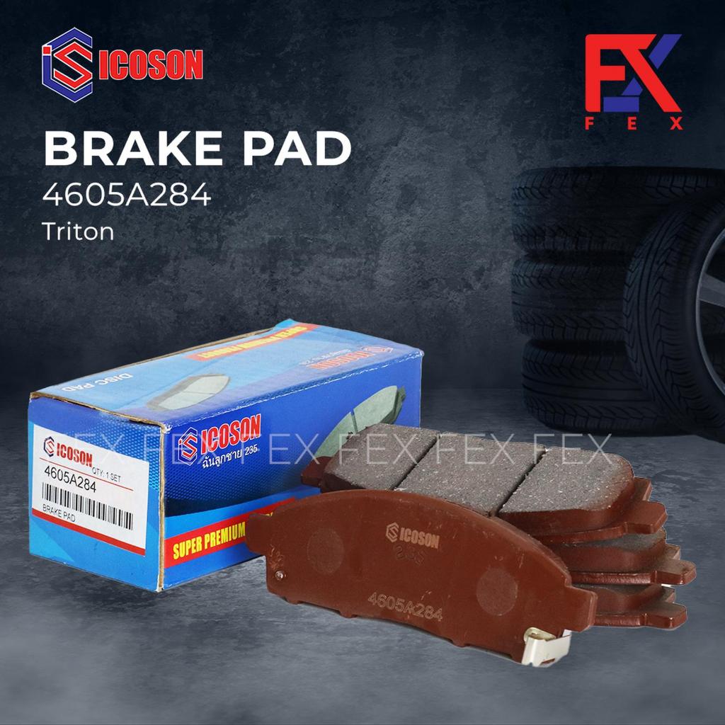 ICOSON Brake Pad (Kampas Rem) Depan MITSUBISHI TRITON / PAJERO