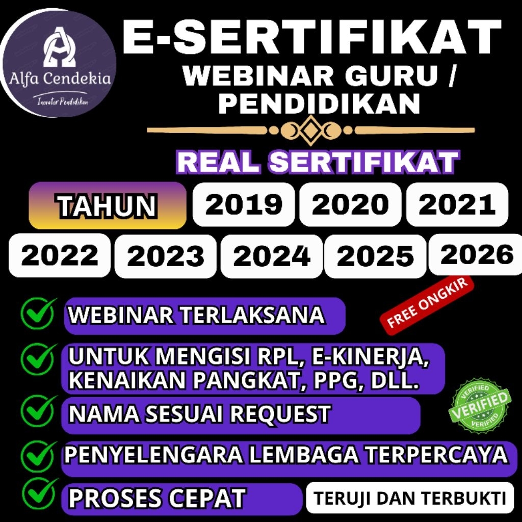 Webinar Online Guru Bersertifikat