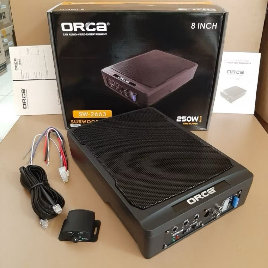 subwoofer kolong orca subwoofer aktif 8inch
