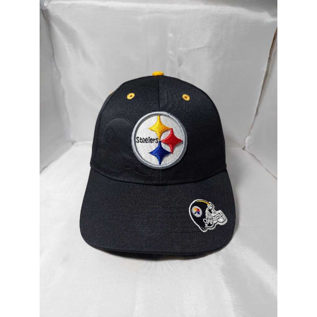 Topi NFL Steeler Hitam Full Bordir American FootBall
