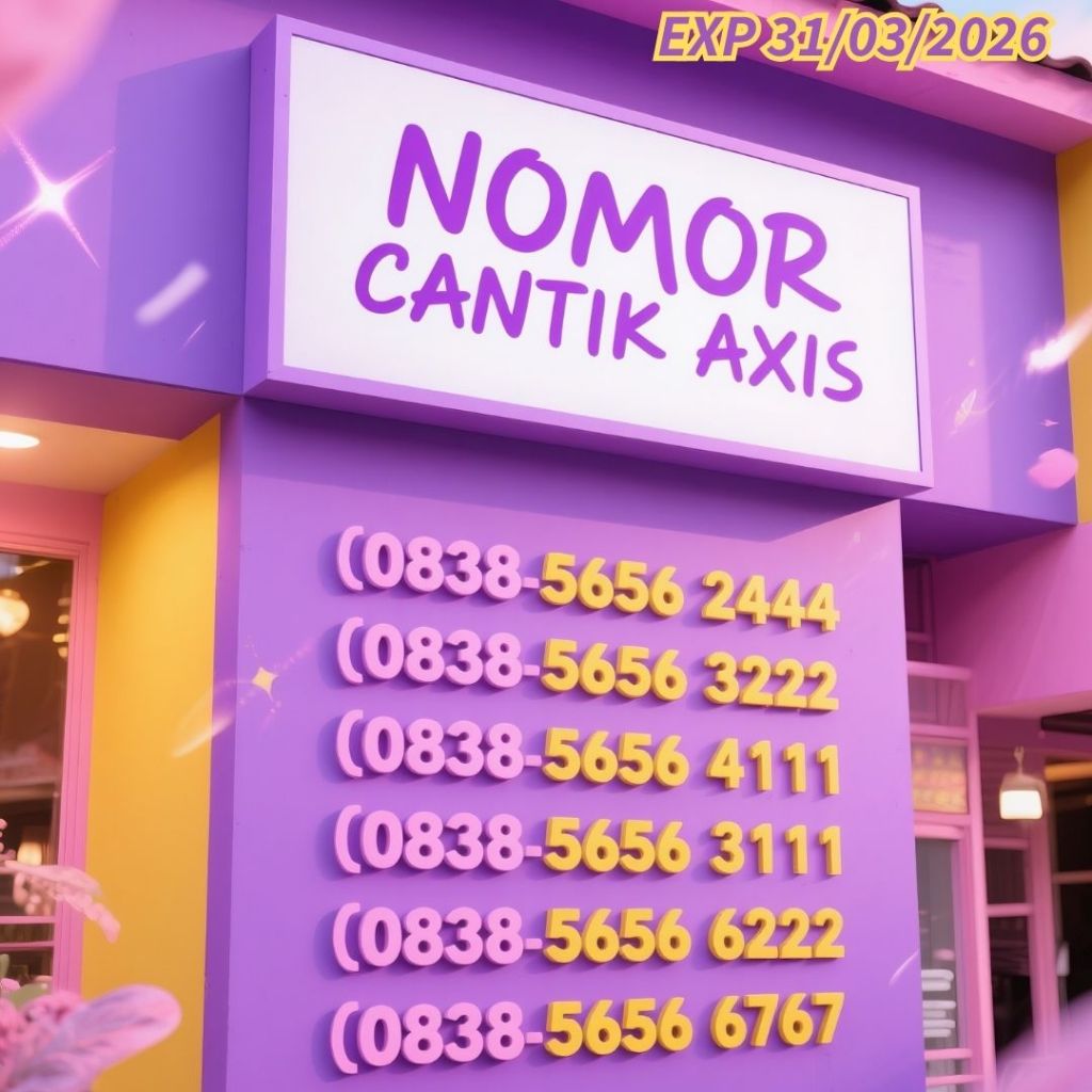 Nomor Cantik AXIS Reguler Seri MASTER 5656 Harga 75ribu