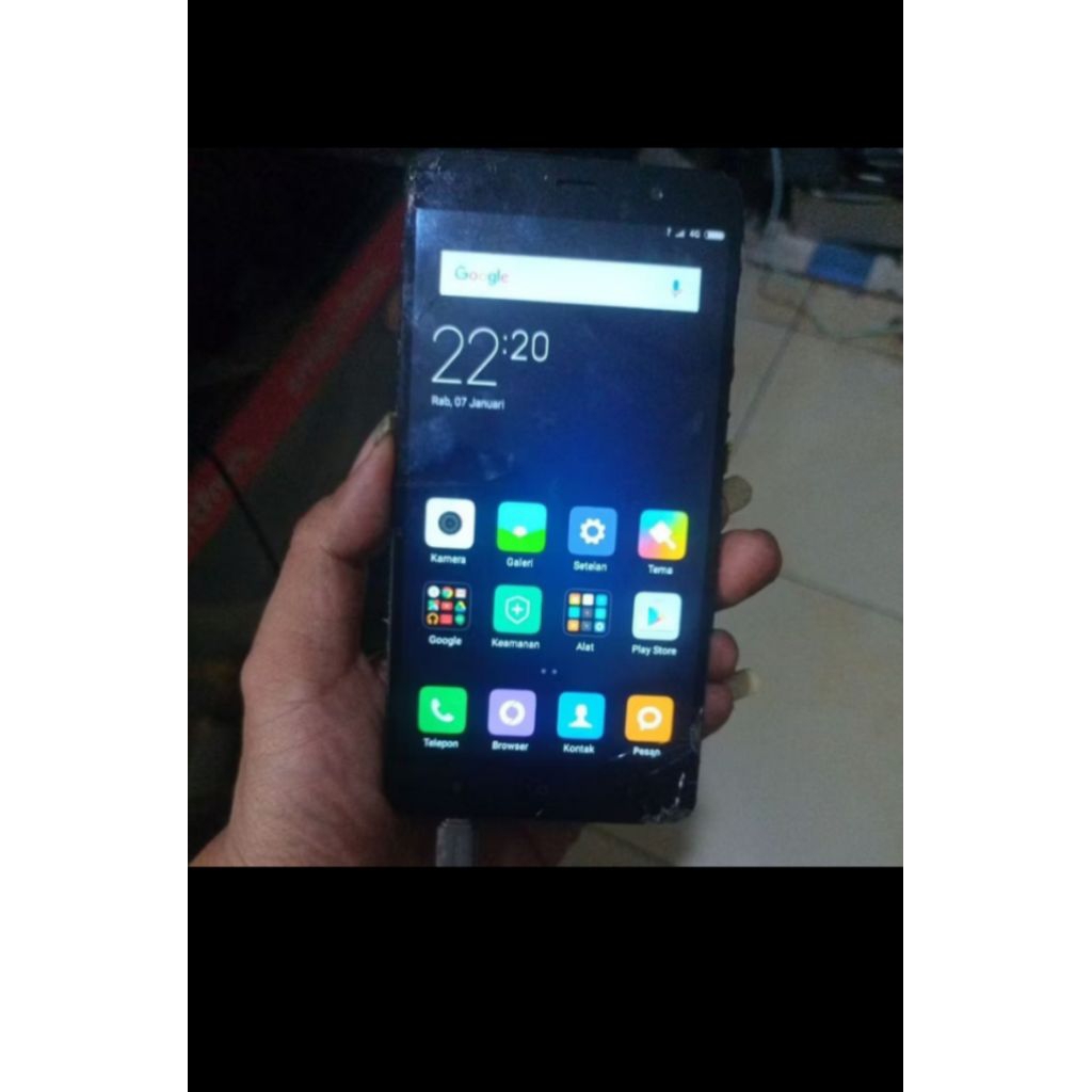 Lcd ORI copotan Xiaomi not 3 retak sentuh normal