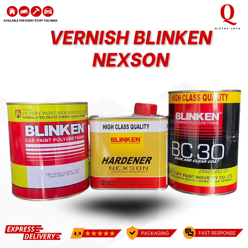 Blinken Nexson Clear Coat 2L Set PU 2K – Vernish Mobil Setara Belkote 6300 | PU 2K
