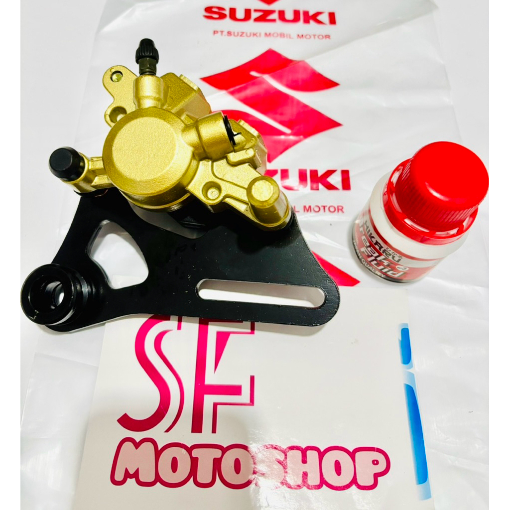 KALIPER MASTER REM SET CAKRAM BELAKANG SATRIA FU 150 BONUS MINYAK REM