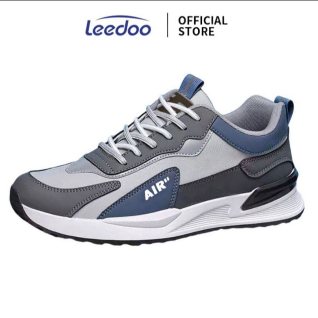 Sepatu Leedoo Sneakers - Abu, 39