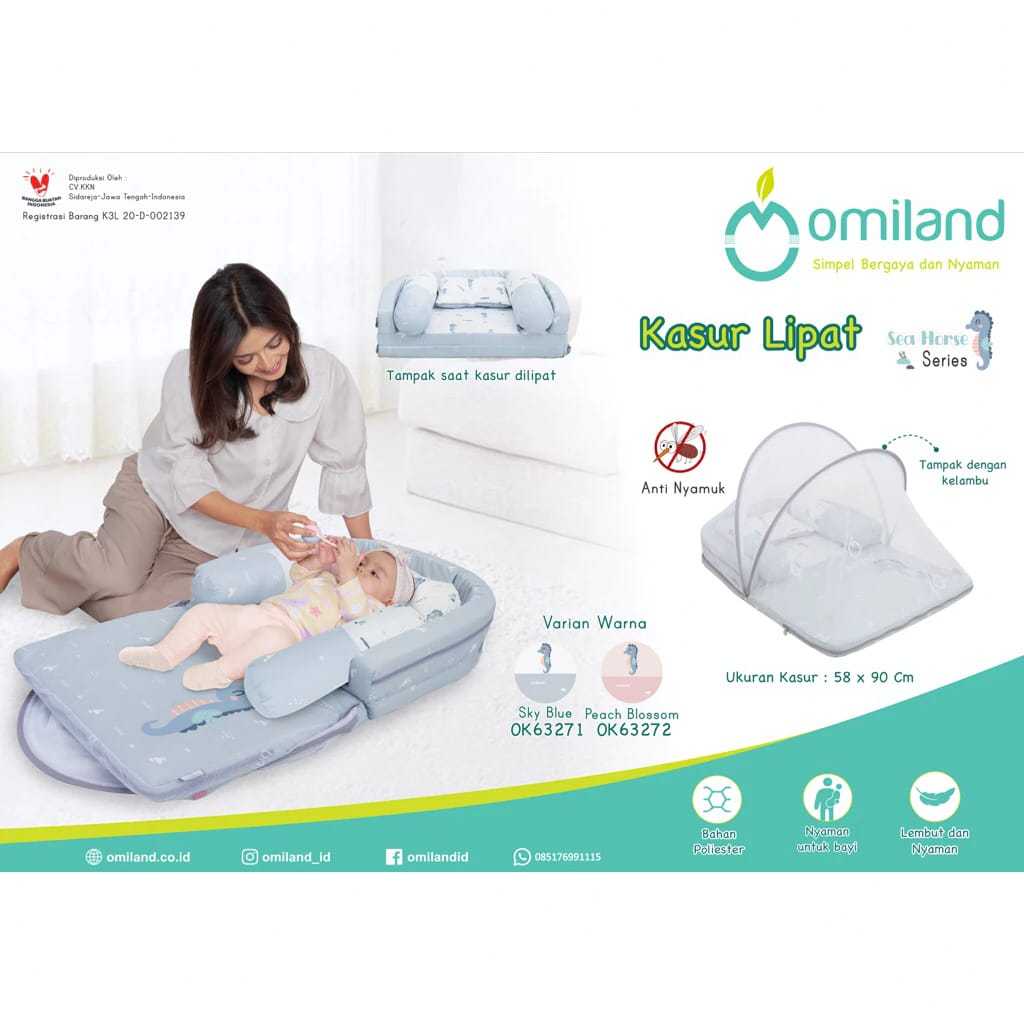 Omiland Kasur Bayi Lipat / Kasur Serut