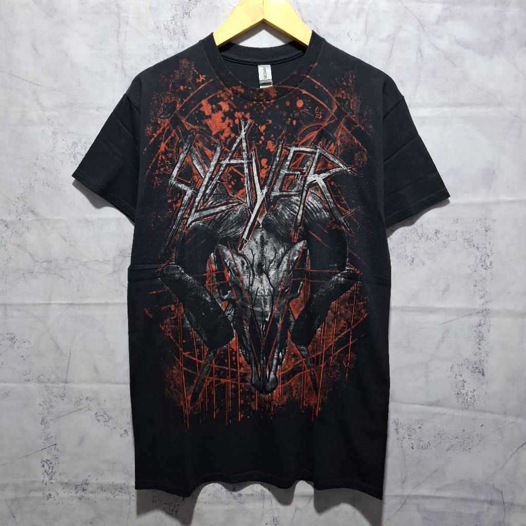 kaos band SLAYER mongo goat aop original merch
