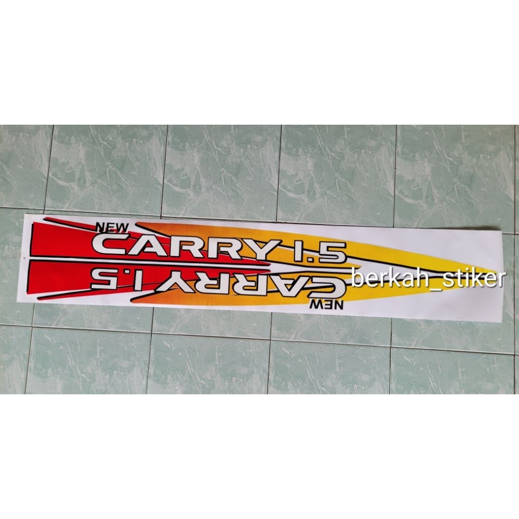 stiker sticker suzuki carry 1.5 pick up/ stiker  carry luxury pick iup/ stiker suzuki carry new 1.5/