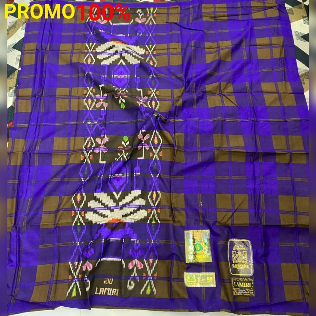 Sarung lamiri clasic motif BHS sutra basah