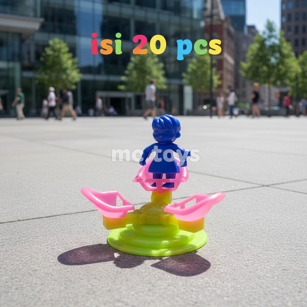 Mainan Anak Komedi Putar Mini Warna-Warni | Isi 20 PCS