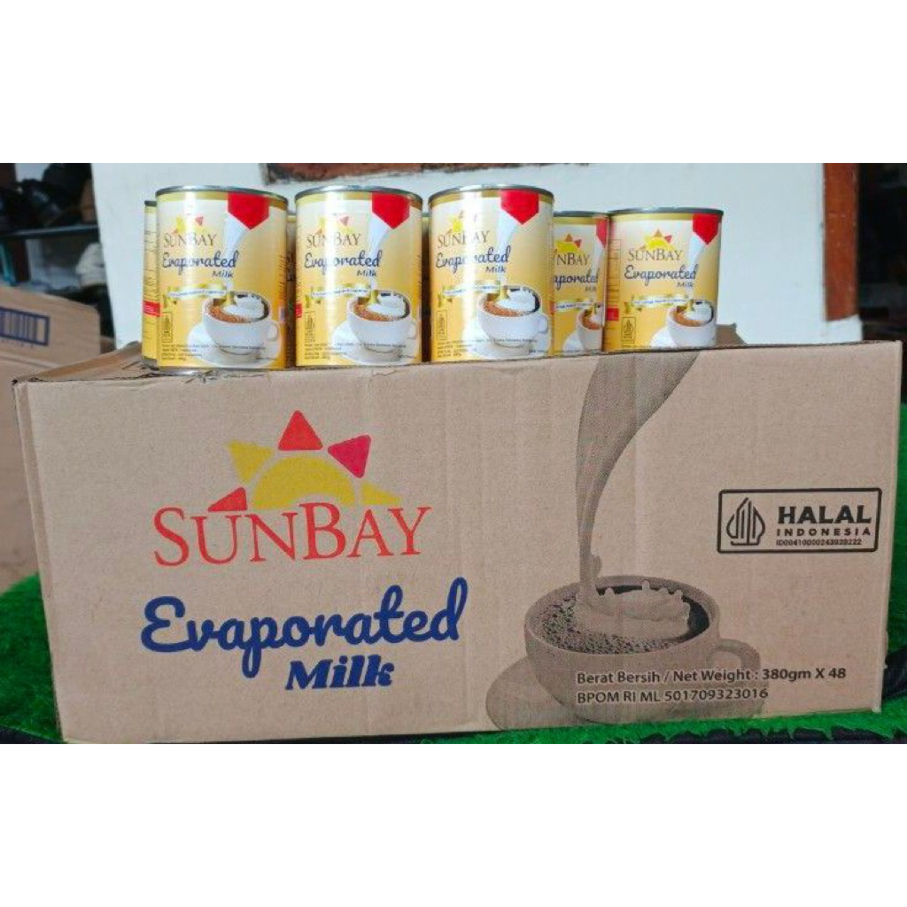 susu evaporasi sunbay kartonan