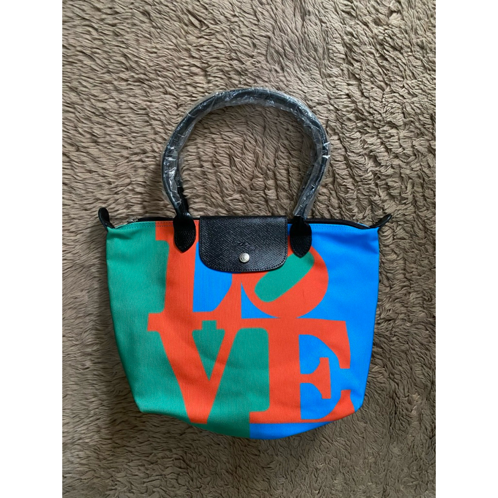 lc x robert indiana tote bag