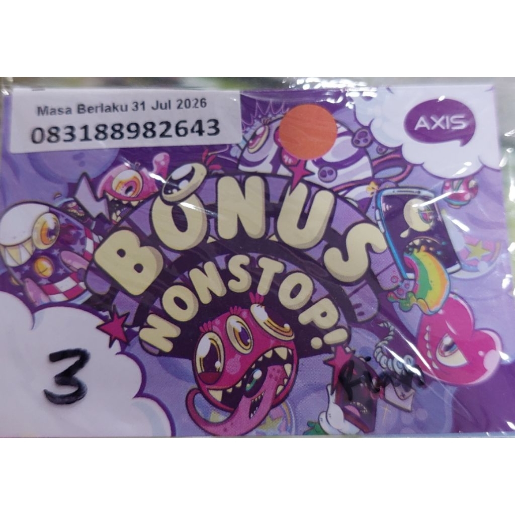 Perdana Axis 3GB | exp lama 2027