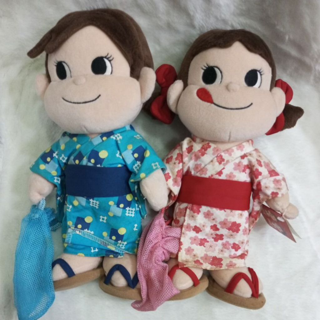 Boneka Peko dan Poko yukata Ori