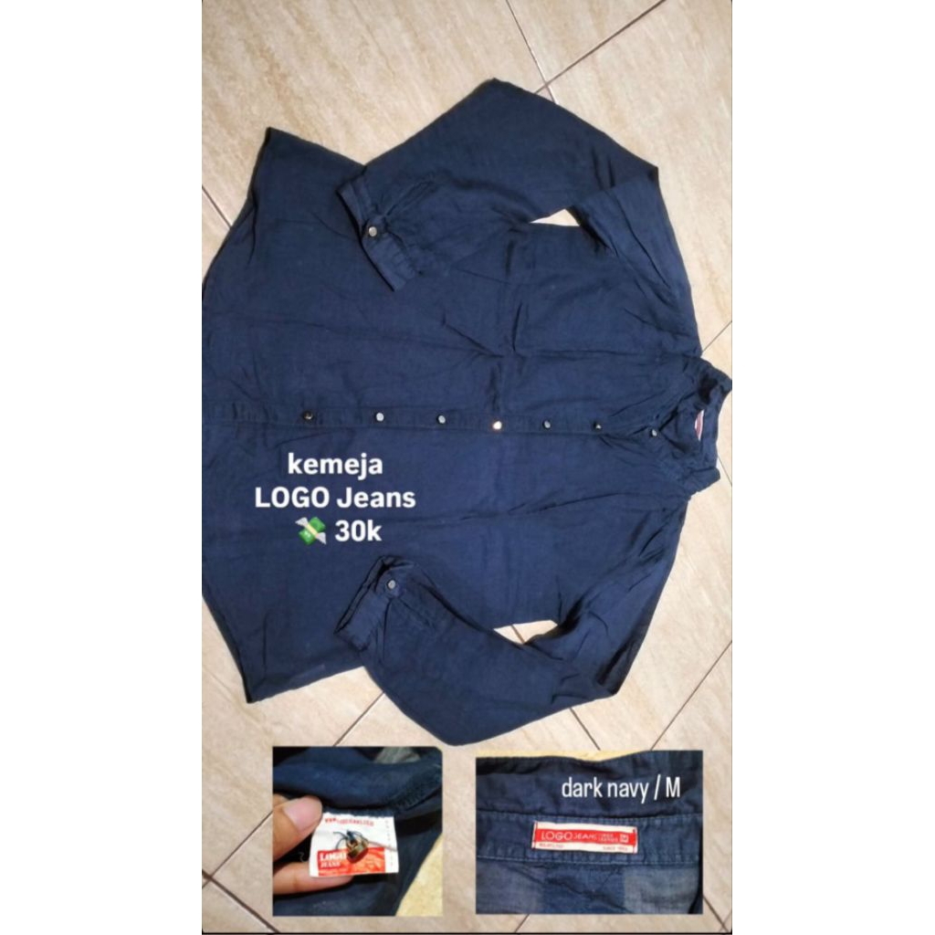 kemeja LOGO (jeans)